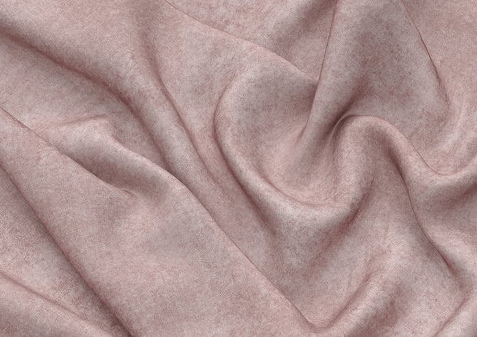 Florence Faux Suede, Petal Pink - Motorised Roman Blind - Image 4